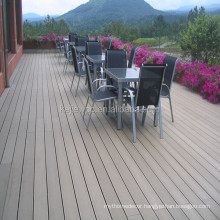 WPC Decking Tiles Garden Wpc Deck Board Solid and Grooved Waterproof Engineered Flooring Wood-plastic Composite Flooring